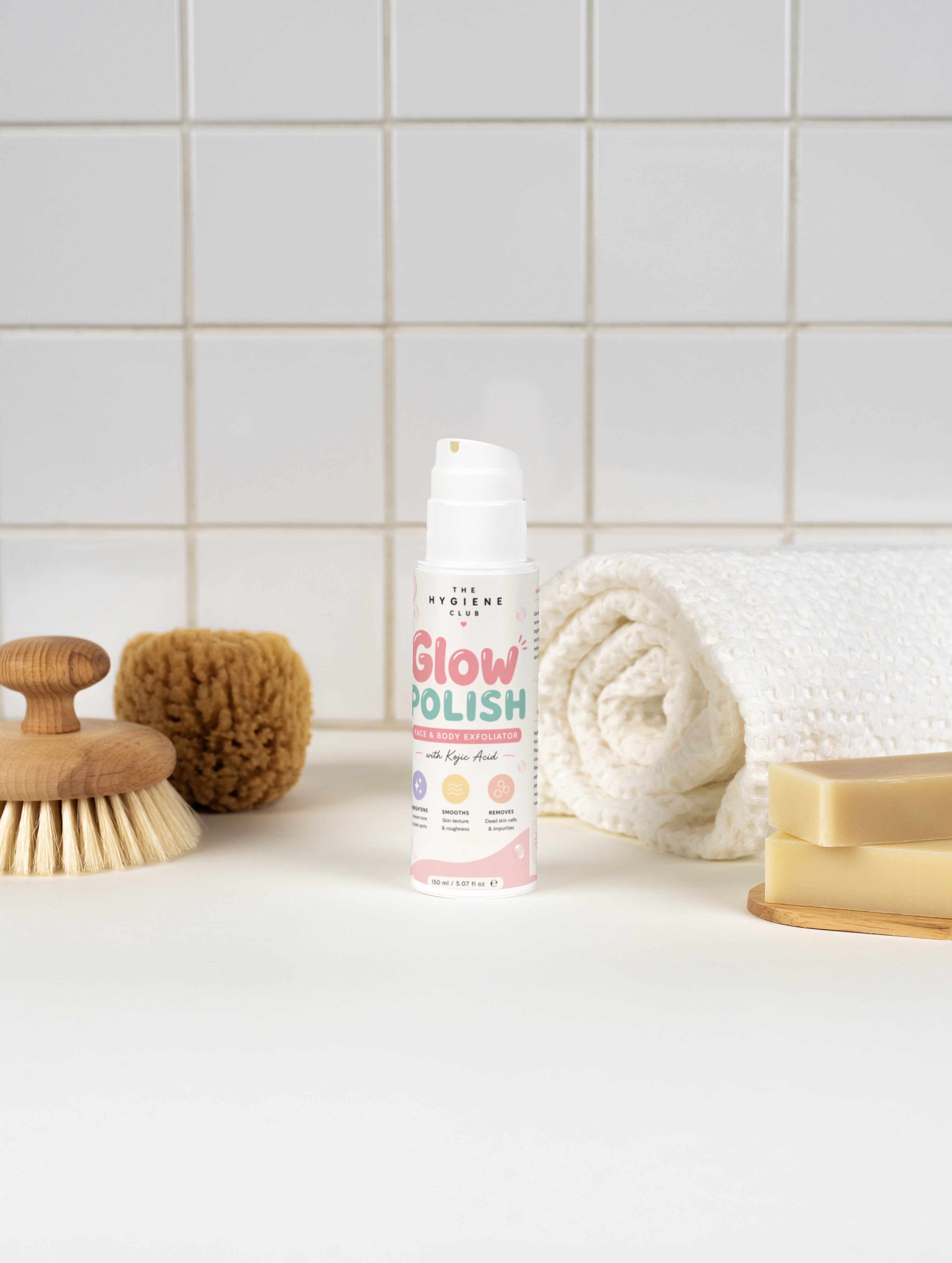 Brightening Face&Body Exfoliator with Kojic Acid